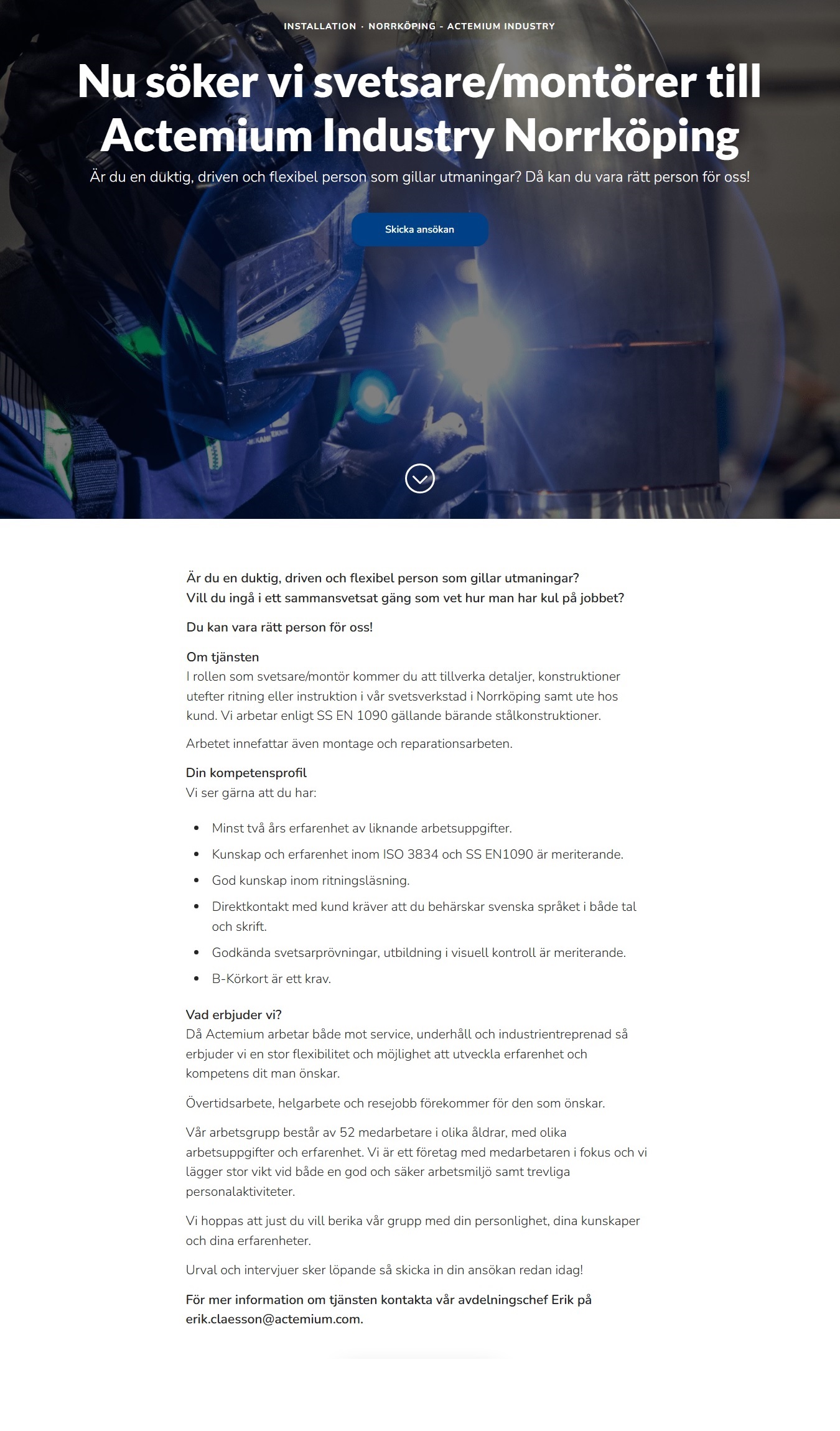Actemium Industry Norrköping